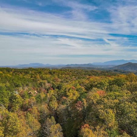 View! Cozy, Private, Fireplace, Hot Tub Log Cabin, Honeymoon! Sevierville Eksteriør billede