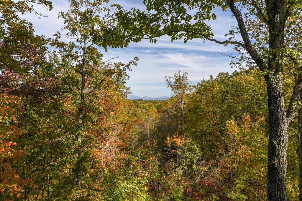 View! Cozy, Private, Fireplace, Hot Tub Log Cabin, Honeymoon! Sevierville Eksteriør billede